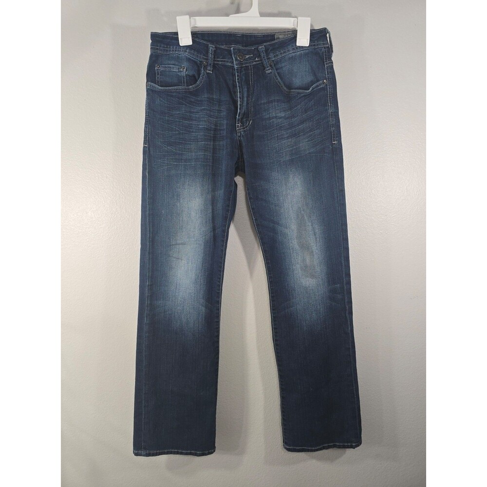 Buffalo David Bitton Brady-x Size 31x32 Dark Wash Distressed Whiskered Y2K AI